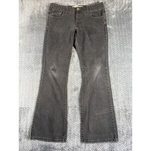 Levi's 518 Super Low Bootcut Jeans Size 11M Black 5 Pockets